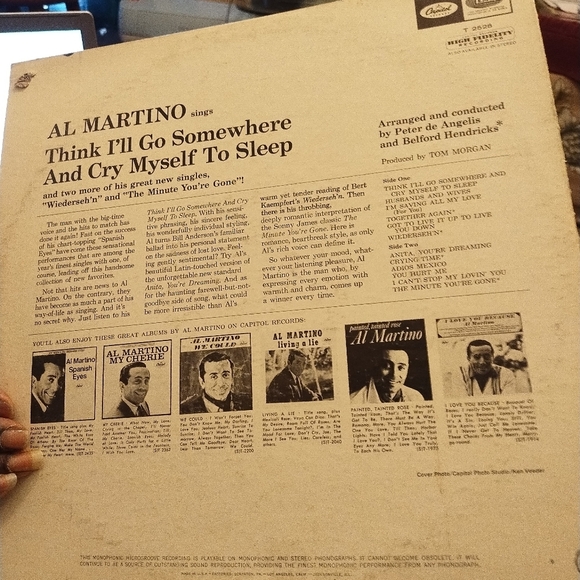Al Martino Vinyl Record - Think I'll Go Somewhere - Picture 2 of 4